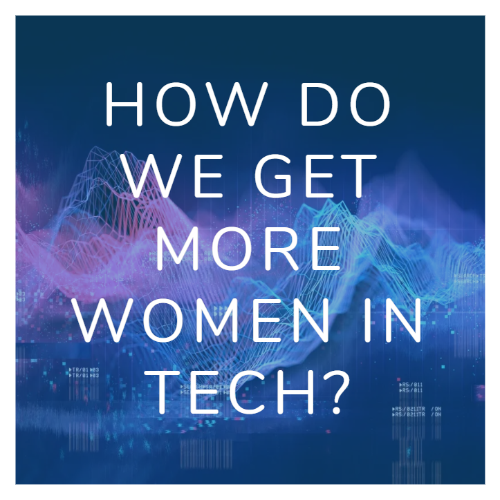 more women in tech on soundwave volanto background