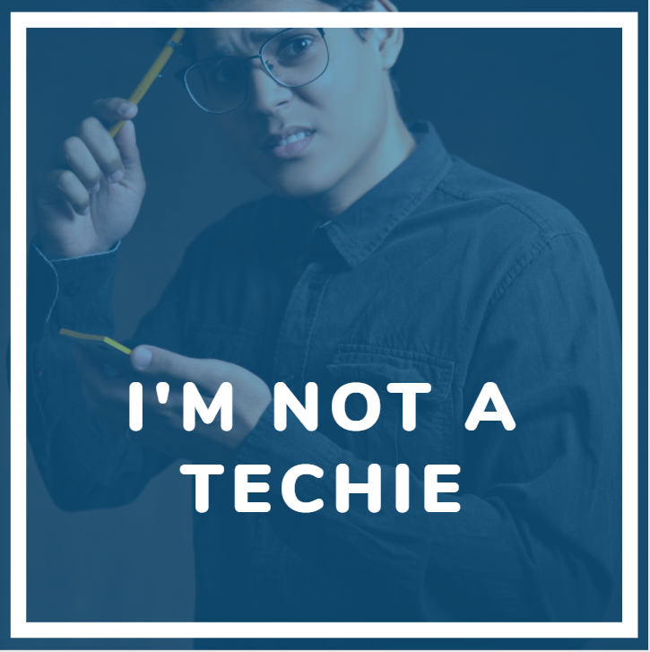 overcome barriers to tech career but I'm not a techie man scratching head