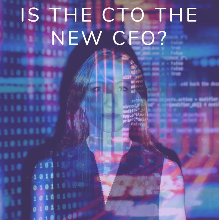 CEO the new CFO woman with code background 