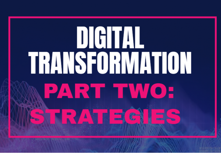 Digital Transformation Strategies Part two on sound wave image 