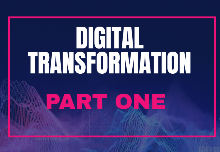 Digital Transformation Part One on sound wave image 